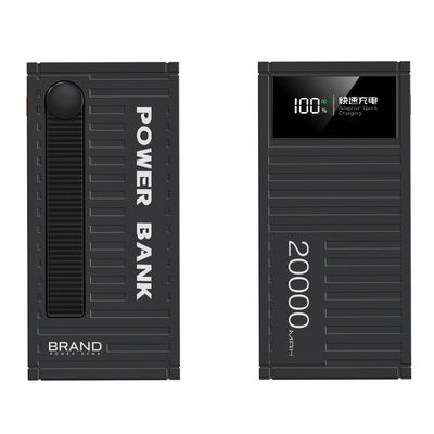 Banque d'alimentation en plastique de 20000 mAh avec protection contre la basse tension et recharge rapide de 22,5 W