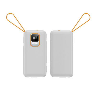 Appareils de téléphonie mobile 10000mAh PD chargeur de puissance Portable Banques d'alimentation extérieure avec câble