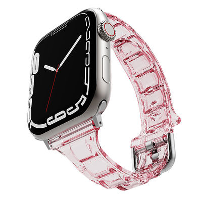 Ceinture de silicone douce et confortable pour Apple Watch série 7 41mm 45mm