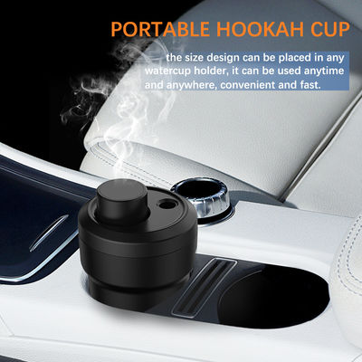 Un ensemble complet de Chicha Mini Hookah, fonction de fumer sain avec une paille en verre noir