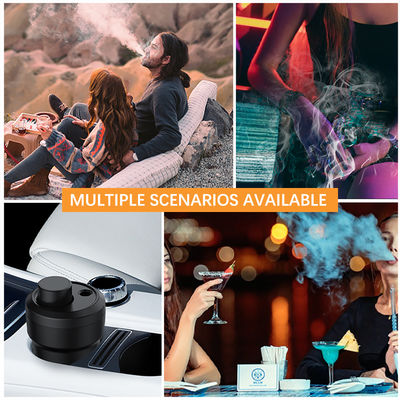 Un ensemble complet de Chicha Mini Hookah, fonction de fumer sain avec une paille en verre noir
