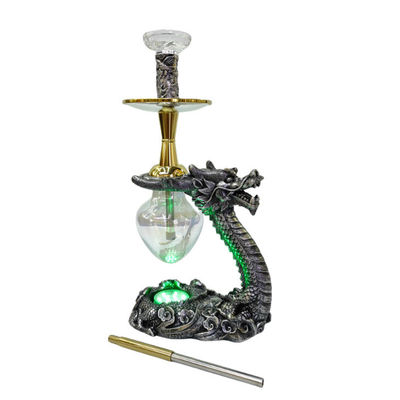 Le bar de fête fume le narguilé Shisha avec le design du dragon de résine et tous les accessoires