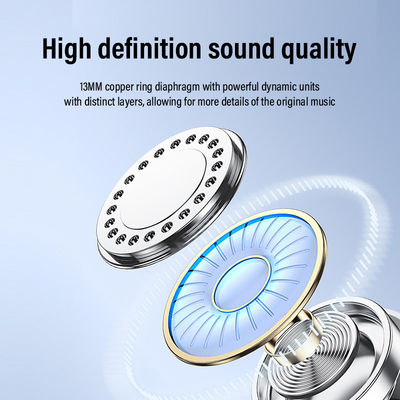 Écouteurs ENC True Wireless dans l'oreille avec une batterie de 180 mAh et une connectivité WiFi
