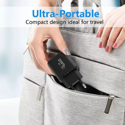 Adaptateur de charge rapide de 20 W PD pour montre intelligente et plusieurs téléphones