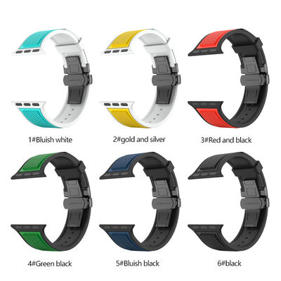 10 Options de couleurs Les sangles de montres à boucle papillon pour la série i Ultra 8 7 6 5 4 Se