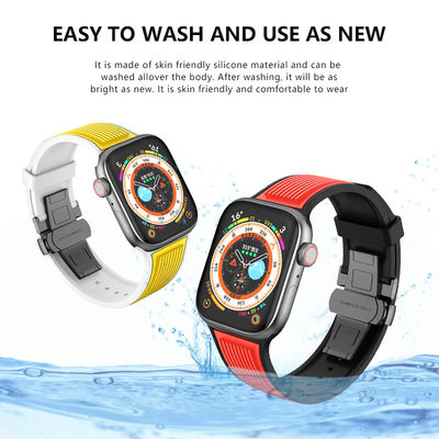10 Options de couleurs Les sangles de montres à boucle papillon pour la série i Ultra 8 7 6 5 4 Se