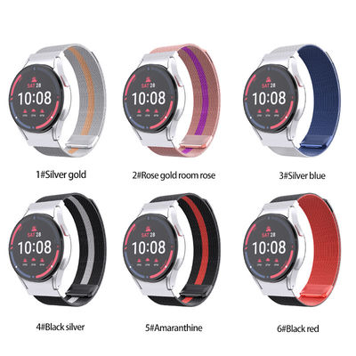 Modèle compatible pour la série de montres Samsung Milanese Magnetic Mesh Watch Strap Loop Band