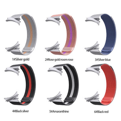 Modèle compatible pour la série de montres Samsung Milanese Magnetic Mesh Watch Strap Loop Band