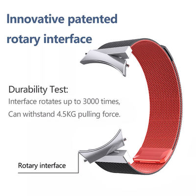 Modèle compatible pour la série de montres Samsung Milanese Magnetic Mesh Watch Strap Loop Band
