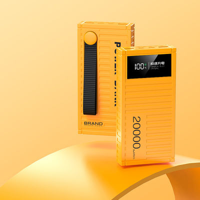 Banque d'alimentation en plastique de 20000 mAh avec protection contre la basse tension et recharge rapide de 22,5 W