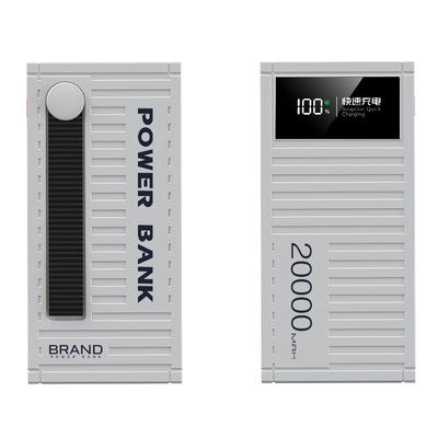 Banque d'alimentation en plastique de 20000 mAh avec protection contre la basse tension et recharge rapide de 22,5 W