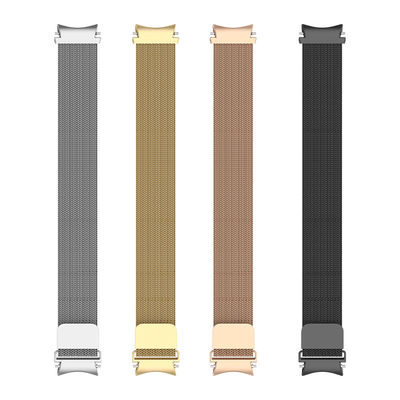 Bandes de montre intelligente en acier inoxydable à boucle milanaise 50G pour Samsung Galaxy Watch 5 44mm 40mm