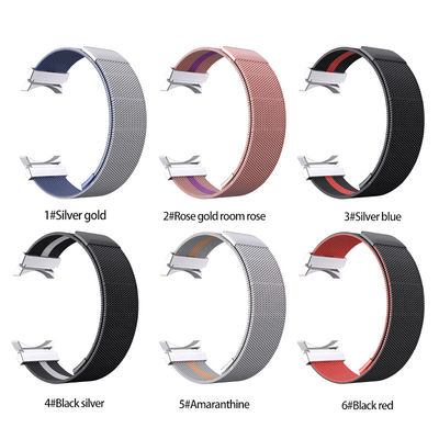 Band de montre en acier inoxydable 304 pour Samsung Galaxy Watch 4 6 couleurs et capacité 48G