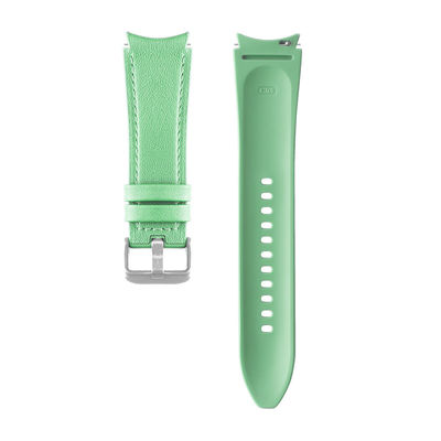 20 mm bande de montre en cuir en silicone rétro Remplacement pour la série de montres Samsung largeur de bande