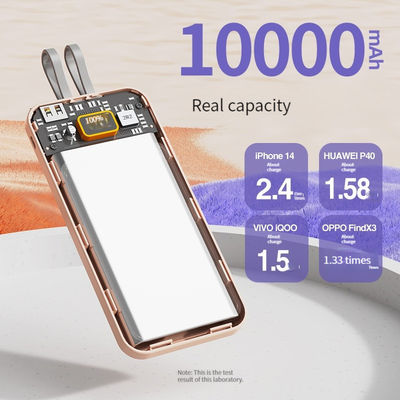 Station électrique de téléphonie mobile 10000mAh Capacité réelle Chargement rapide 22.5W Support de charge rapide