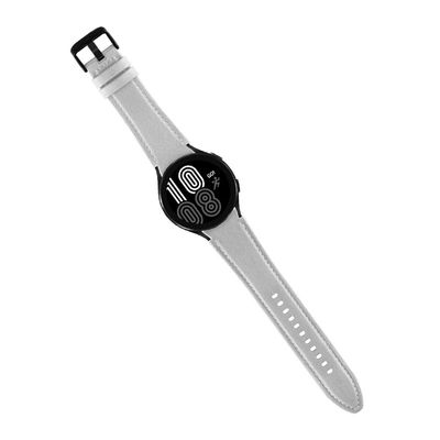 Bandes de montre en cuir en caoutchouc de 20 mm Compatible avec la série de montres Samsung Retro