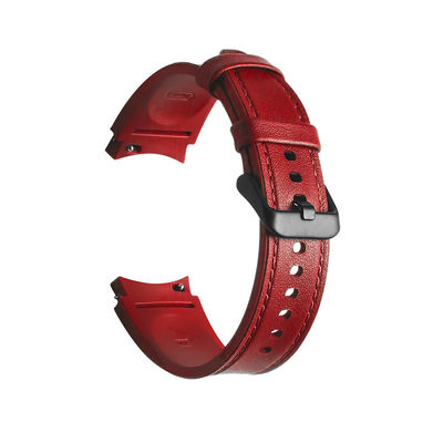 Bandes de montre en cuir en caoutchouc de 20 mm Compatible avec la série de montres Samsung Retro