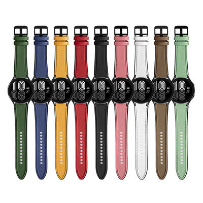 Des bandes de montre en cuir en silicone Designer Smart pour Samsung Galaxy Watch 4 100% QC passé