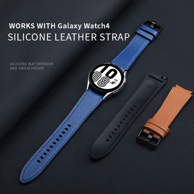Des bandes de montre en cuir en silicone Designer Smart pour Samsung Galaxy Watch 4 100% QC passé