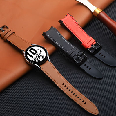 Des bandes de montre en cuir en silicone Designer Smart pour Samsung Galaxy Watch 4 100% QC passé