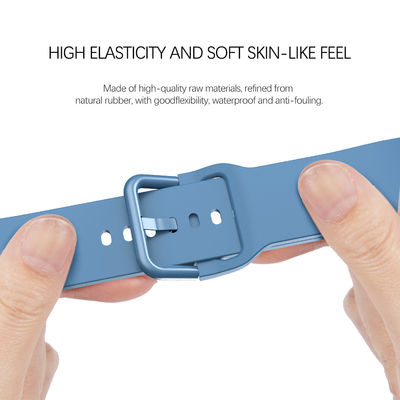 10 couleurs bandes de silicone de remplacement de la ceinture pour 44mm 40mm Samsung GaLaxy Watch 5