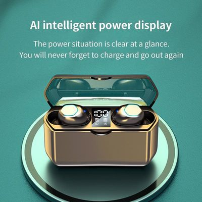 2000mAh Power Bank True Wireless Stereo Earphone avec voix HD Modèle de puce AB5616A3