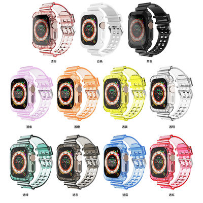 Bandes transparentes de moule privées pour montres I 2 3 4 5 6 7 8 9 SE 11 couleurs Bandes de montres intelligentes