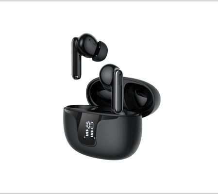 Des écouteurs TWS à deux microphones pour l'annulation du bruit et la voix HD dans les sports dans les oreilles