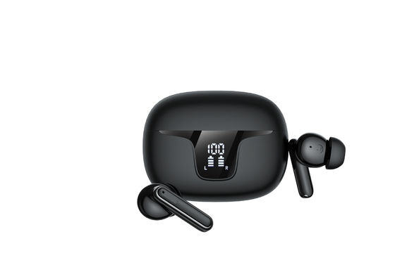 Des écouteurs TWS à deux microphones pour l'annulation du bruit et la voix HD dans les sports dans les oreilles