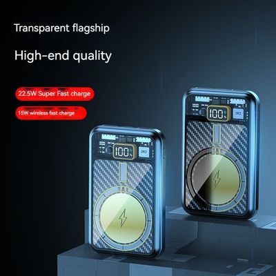 Logo personnalisé 15W Banque d'alimentation sans fil 10000mah Magnétique 22,5W Pour Iphone