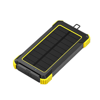 Sortie sans fil 5W Banque d'énergie solaire 2.1A Sortie 10000mAh pour la recharge extérieure de l'iPhone 15