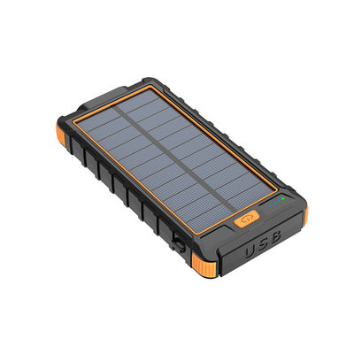 ABS Compass Solar Power Bank 10000mAh pour la recharge en extérieur et les situations d'urgence