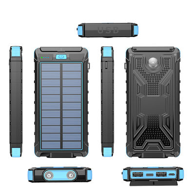 ABS Compass Solar Power Bank 10000mAh pour la recharge en extérieur et les situations d'urgence