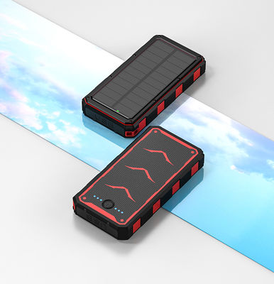 Soutien à la recharge rapide Banque d'énergie solaire 20000 mAh pour téléphones cellulaires et smartphones