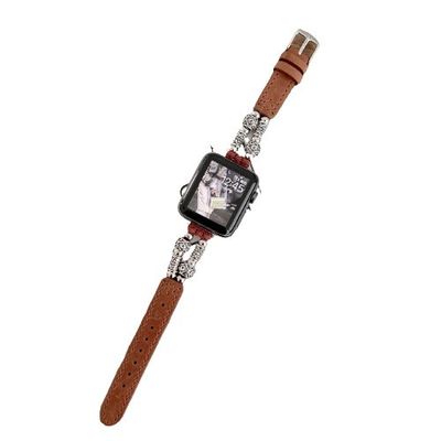38 mm largeur de bande de cuir ceinture de montre ceinture pour iWatch design de luxe
