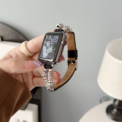 38 mm largeur de bande de cuir ceinture de montre ceinture pour iWatch design de luxe