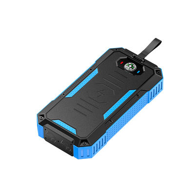 Puissance de sortie de 15W Private Mold Charge sans fil Banque d'énergie solaire pour iPhone 30000mAh