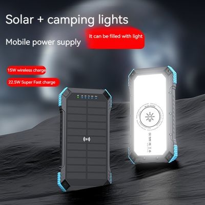 Appui à la recharge rapide étanche à l'eau 20000mah Panneau solaire Banque d'alimentation pour les activités de plein air