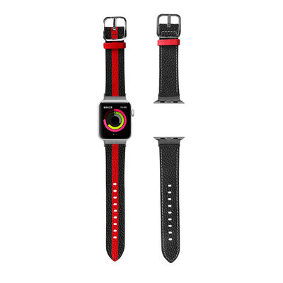 OEM ODM Bandes à double face Bandes de montre en cuir pour Apple Watch Band 38 40 41 42 44 45mm