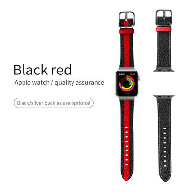 OEM ODM Bandes à double face Bandes de montre en cuir pour Apple Watch Band 38 40 41 42 44 45mm
