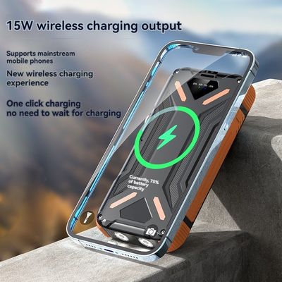 15W sans fil/USB 22,5W sortie Banque d'énergie solaire 20000mAh pour les téléphones cellulaires Les smartphones
