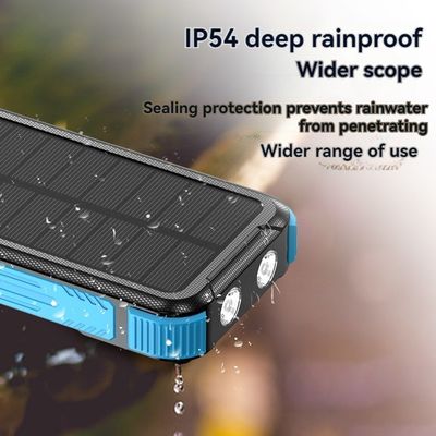 15W sans fil/USB 22,5W sortie Banque d'énergie solaire 20000mAh pour les téléphones cellulaires Les smartphones