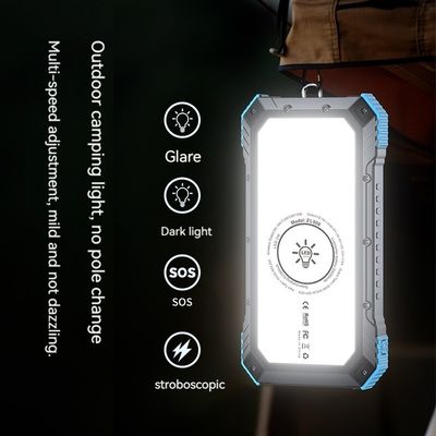 Prise en charge rapide 3A sortie 22.5W Banque d'énergie solaire pour smartphones 20000mAh