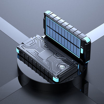 Appareils de téléphonie mobile 10000mAh Banque d'énergie solaire avec boussole et sortie 2.1A