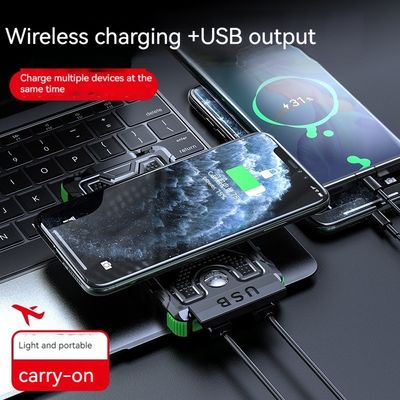 Appareils de téléphonie mobile 10000mAh Banque d'énergie solaire avec boussole et sortie 2.1A