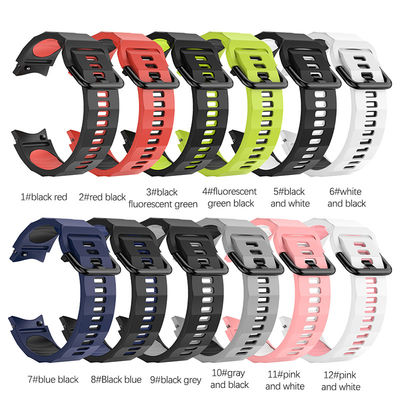 Ceinture personnalisée en silicone double couleur pour Samsung Galaxy Watch 5 Pro
