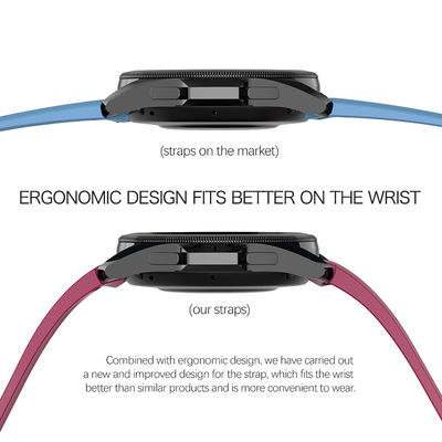 Ceinture personnalisée en silicone double couleur pour Samsung Galaxy Watch 5 Pro