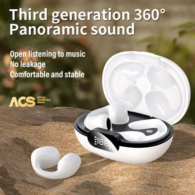Codecs AAC Conduction osseuse écouteur clip boucle d'oreille écouteur crochet casque pour le sport et Ambie