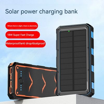 22.5W Sortie Chargeur solaire mobile 20000mAh Banque d'alimentation de charge sans fil pour smartphones