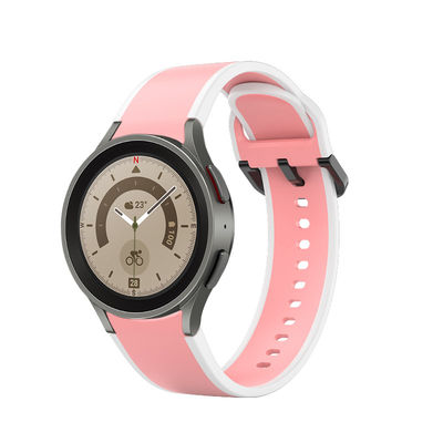Samsung Galaxy Watch 5 40 mm 44 mm Bracelet en silicone avec bande de conception à double face Largeur 20 mm